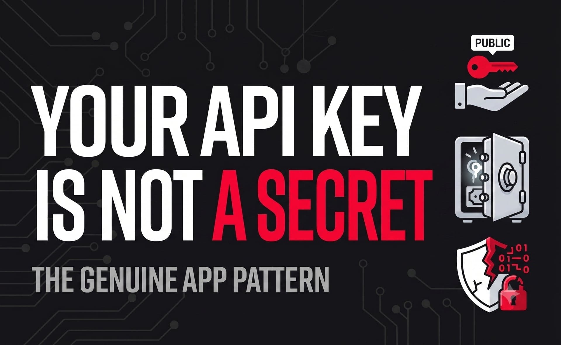 Cover Image for Your API key is not a secret